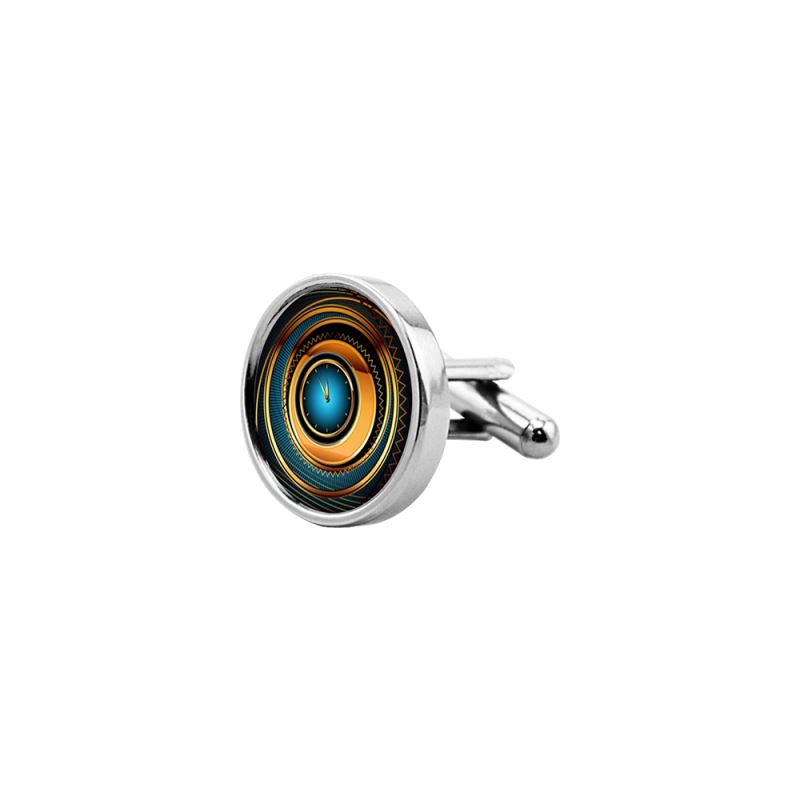 Metal Cufflink-Round