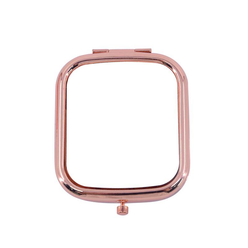 Compact Mirror - Rectangle-Rose Golden