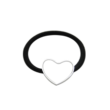 Metal Hair Tie-Heart