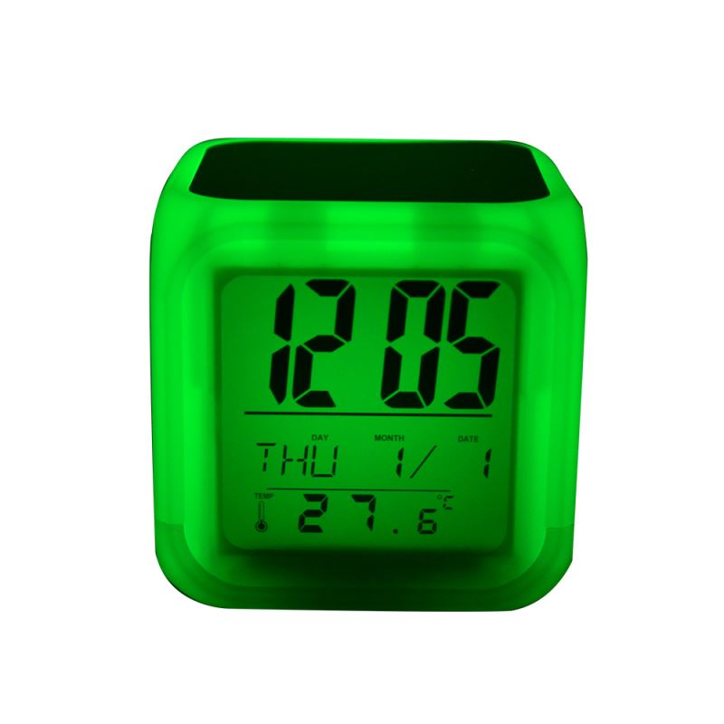 LED 7 Color Change Digital Clock