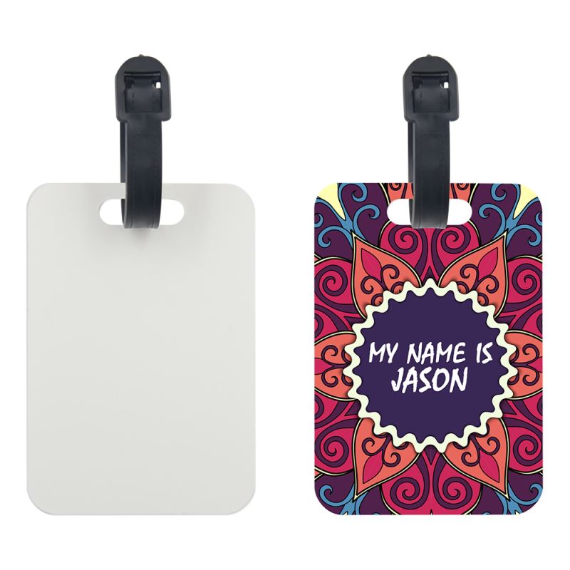 PET Luggage Tag-Round Corner