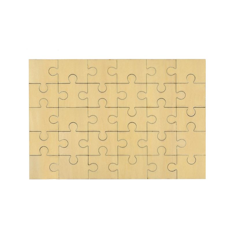 Natural Wood Puzzle - 30pcs