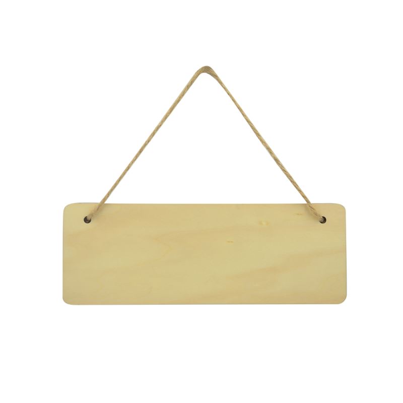 Sublimation Blanks Natural Wood Hanger Plaque Oval - Lopo