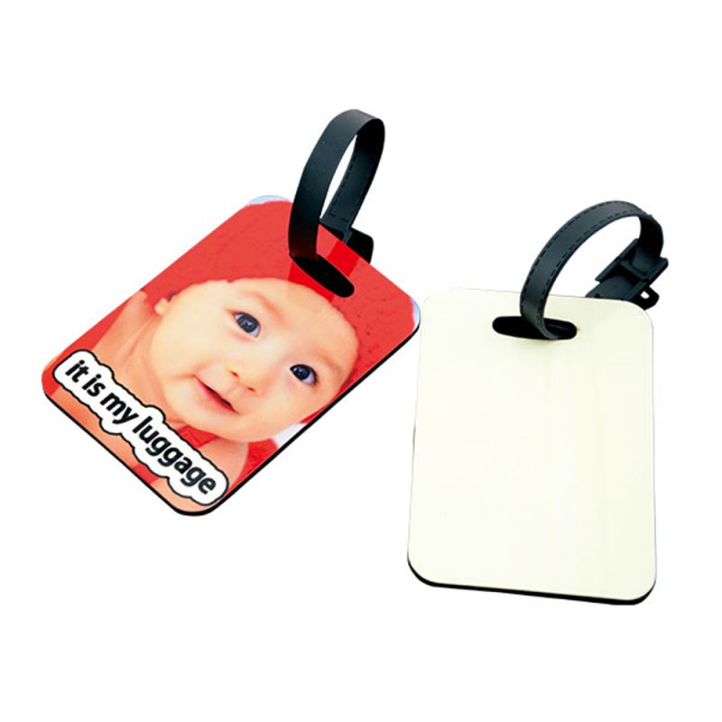 MDF luggage tag for heat press printing