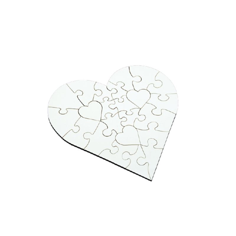 Sublimation Heart Puzzle 23pc. MDF - subthisandthat