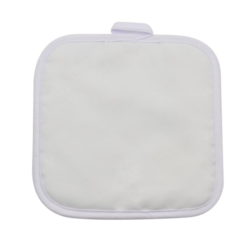 White Canvas Pot Holder