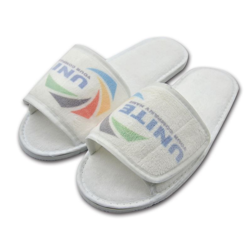 Fabric Slipper With Adjustable Velcro