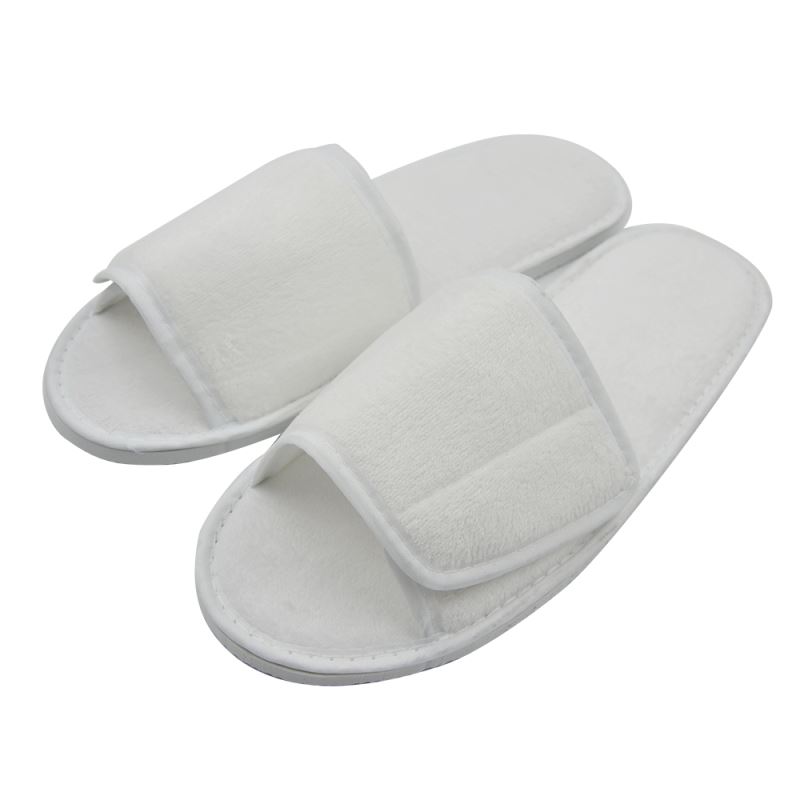 Fabric Slipper With Adjustable Velcro