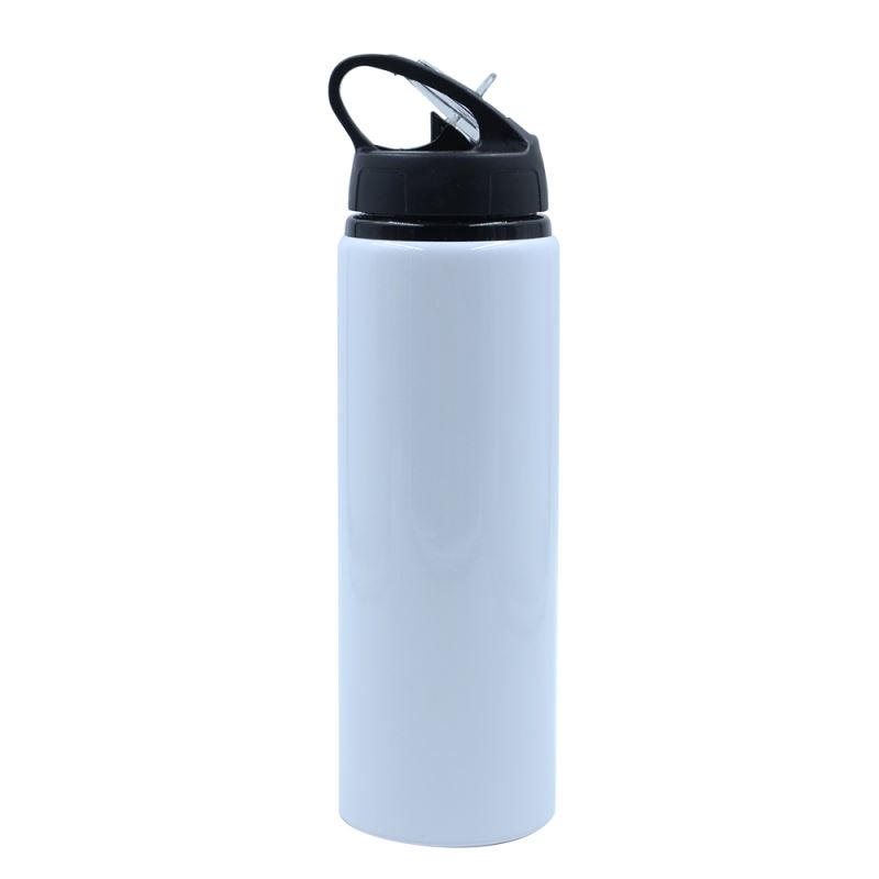 Portable Aluminium Bottle-500/600/750ml-White