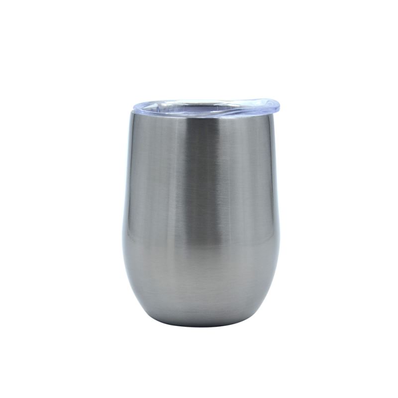 12OZ Stainless Steel Cup - Silver