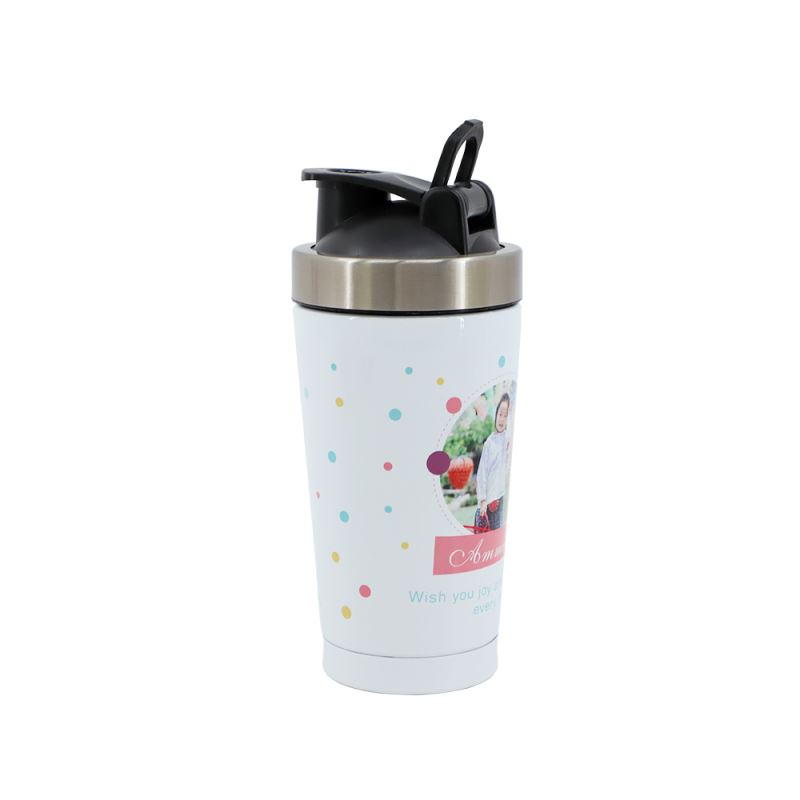 500ml Stainless Steel Bottle - White