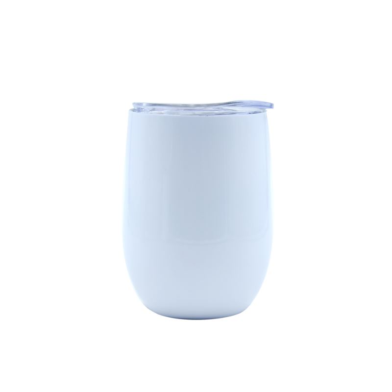 12OZ Stainless Steel Cup - White