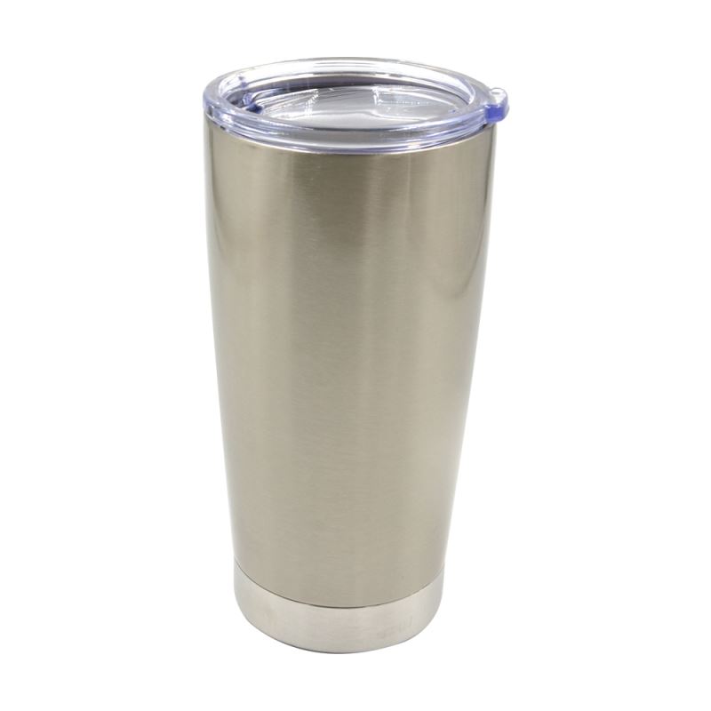 20OZ Vacuum Travel Tumbler - Silver