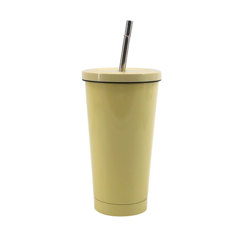 450ML Stainless Steel Cup - Yellow