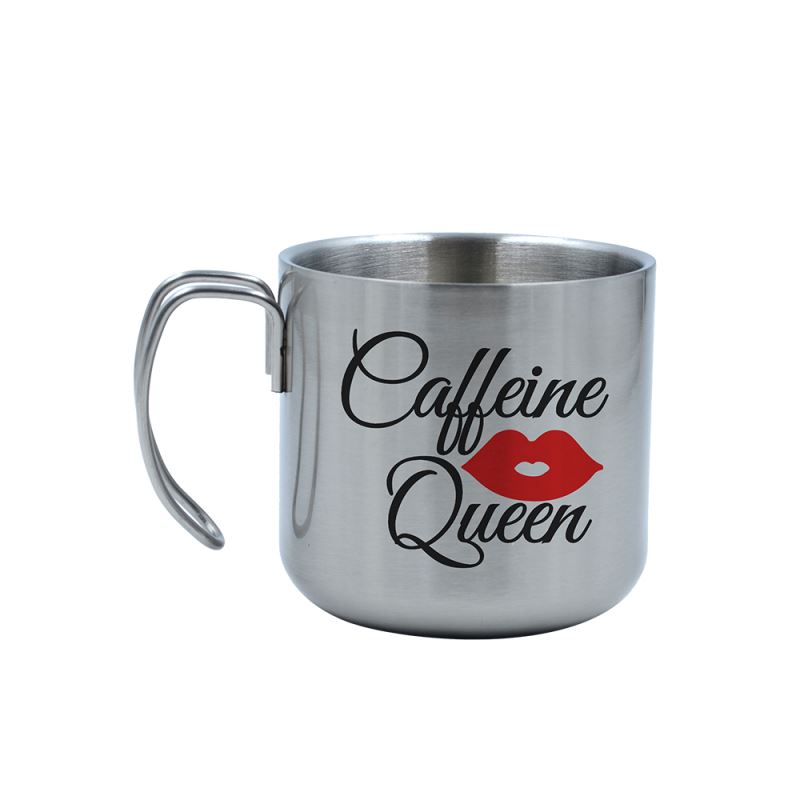 400ML Stainless Steel Cup - Silver