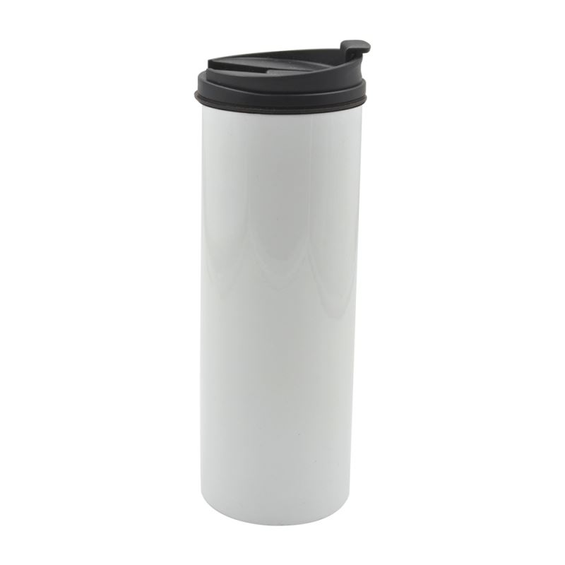 500ML Stainless Steel Cup - White