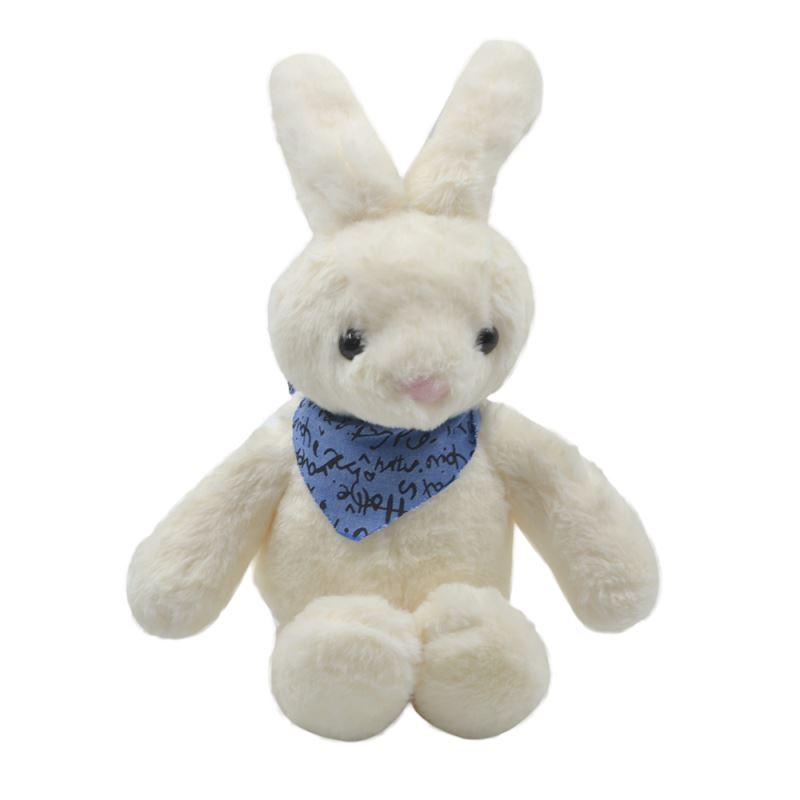 Rabbit With T-shirt-White-23CM