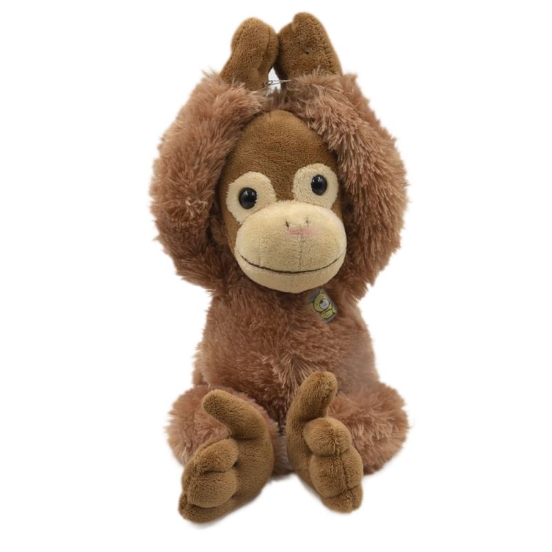 Monkey With T-shirt-Dark Brown