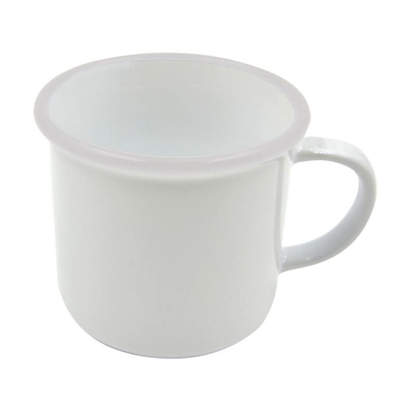 8 oz. Ceramic Camper Mug - White Rim