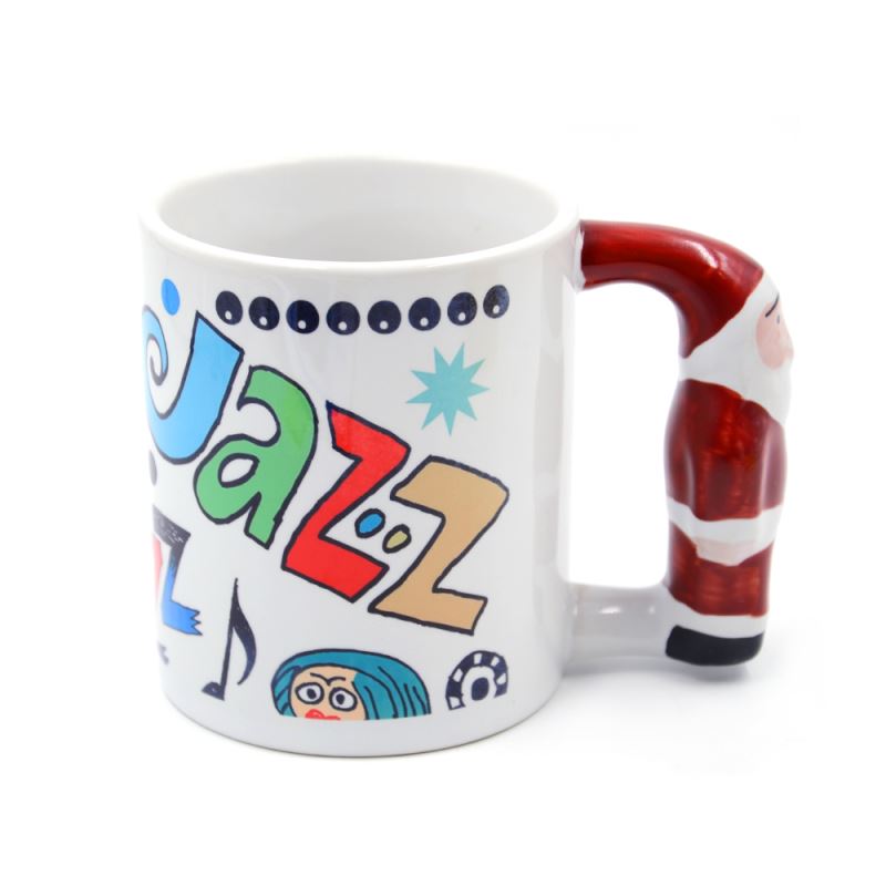 11oz St.Claus Handle Mug