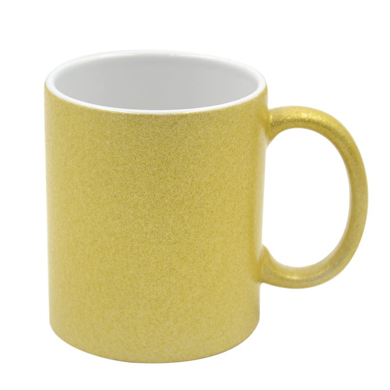 11oz Glitter Color Mug -Glod