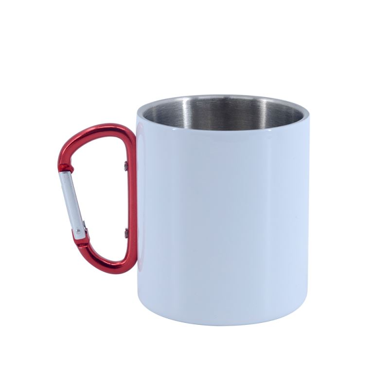 Stainless Steel Mug - White