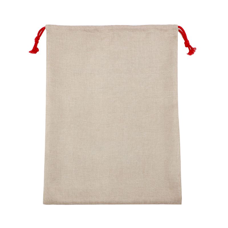 Faux Burlap Xmas Sack - 50*66cm