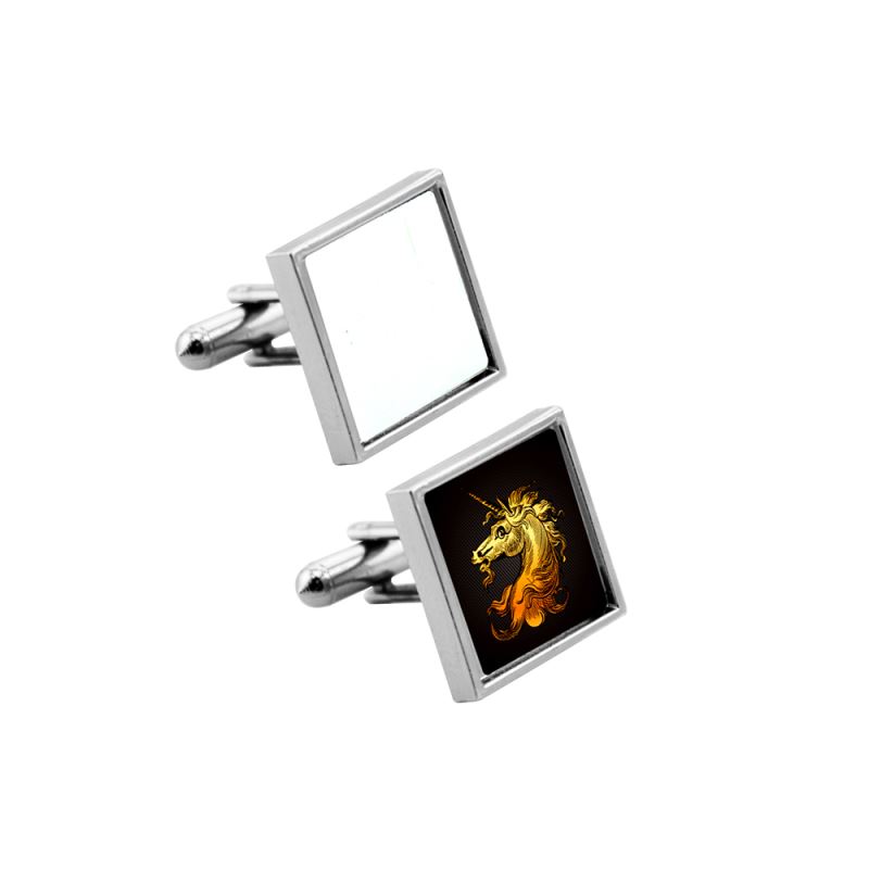 sublimation square cufflinks