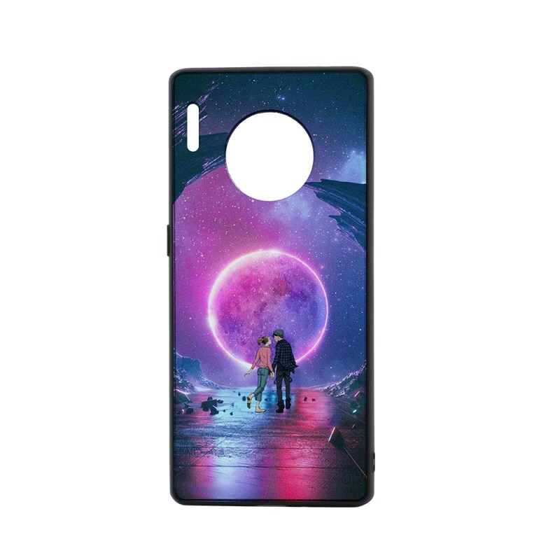 TPU Phone Case with Tempered Glass Insert for Huawei mate30 pro