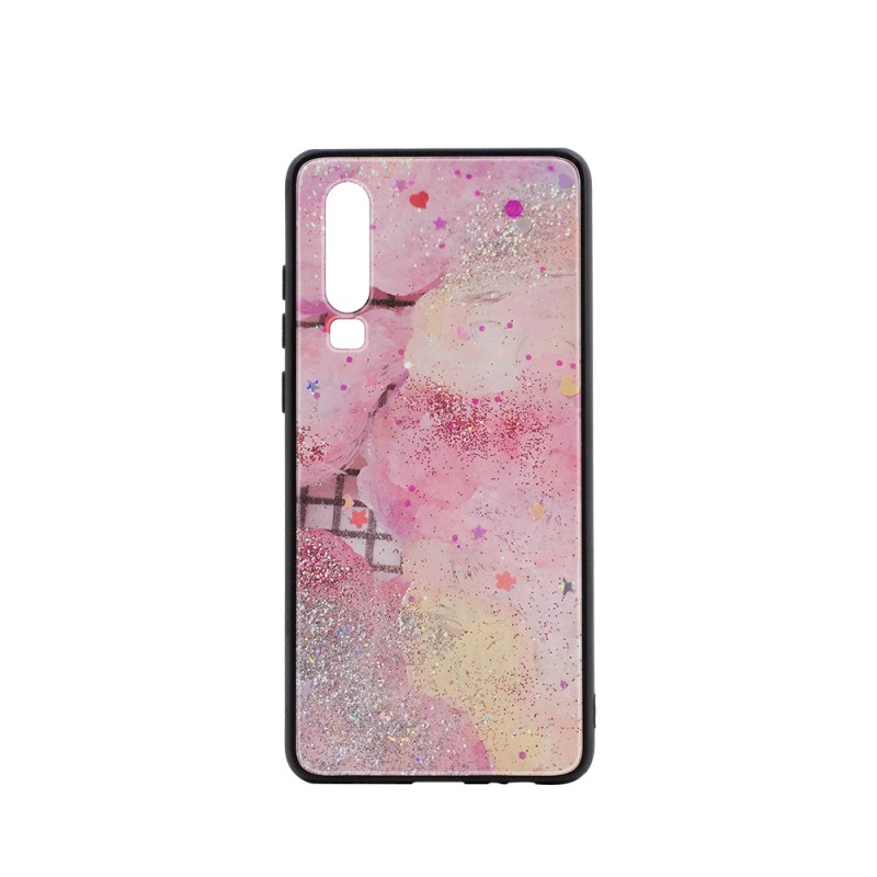 TPU Phone Case with Tempered Glass Insert for Huawei P30