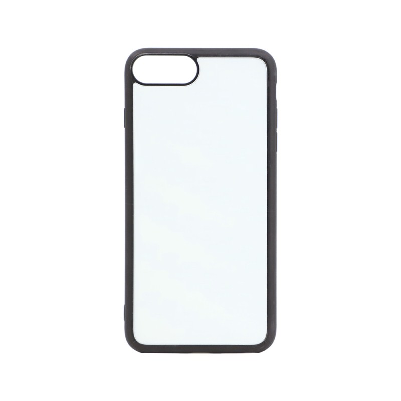 TPU Phone Case with Tempered Glass Insert for iPhone 6/7/8 Plus