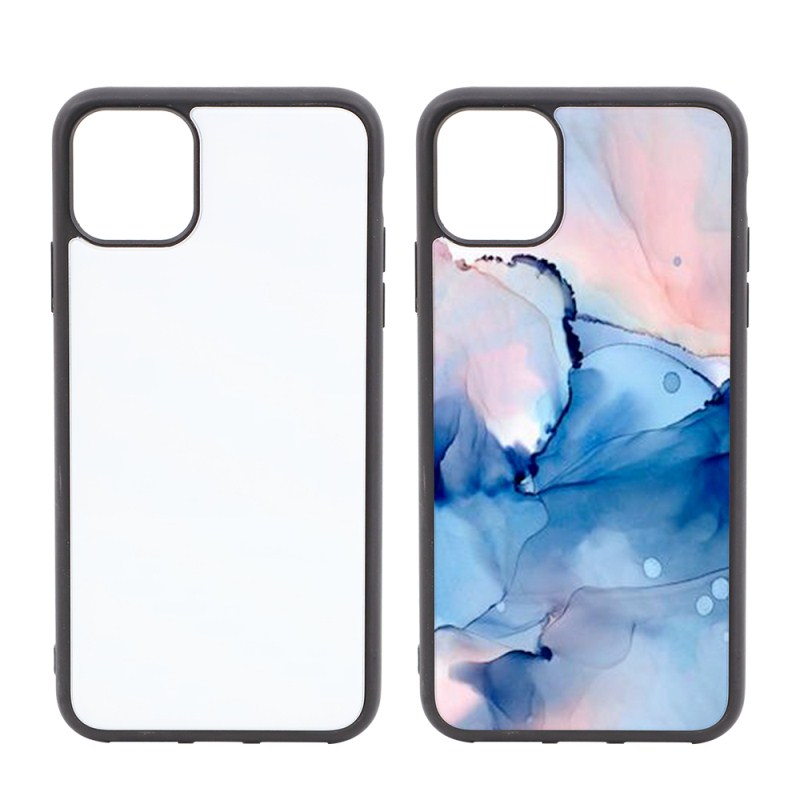 TPU Phone Case with Tempered Glass Insert for iPhone 11
