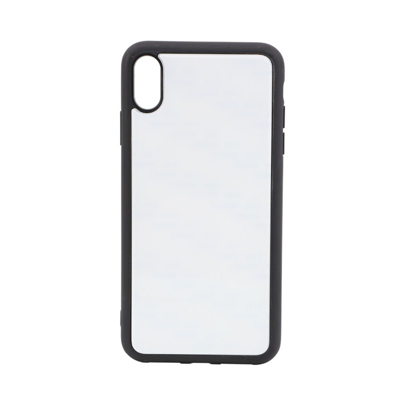 Blank Sublimation TPU Phone Case with Glass Insert for Iphone XS MAX