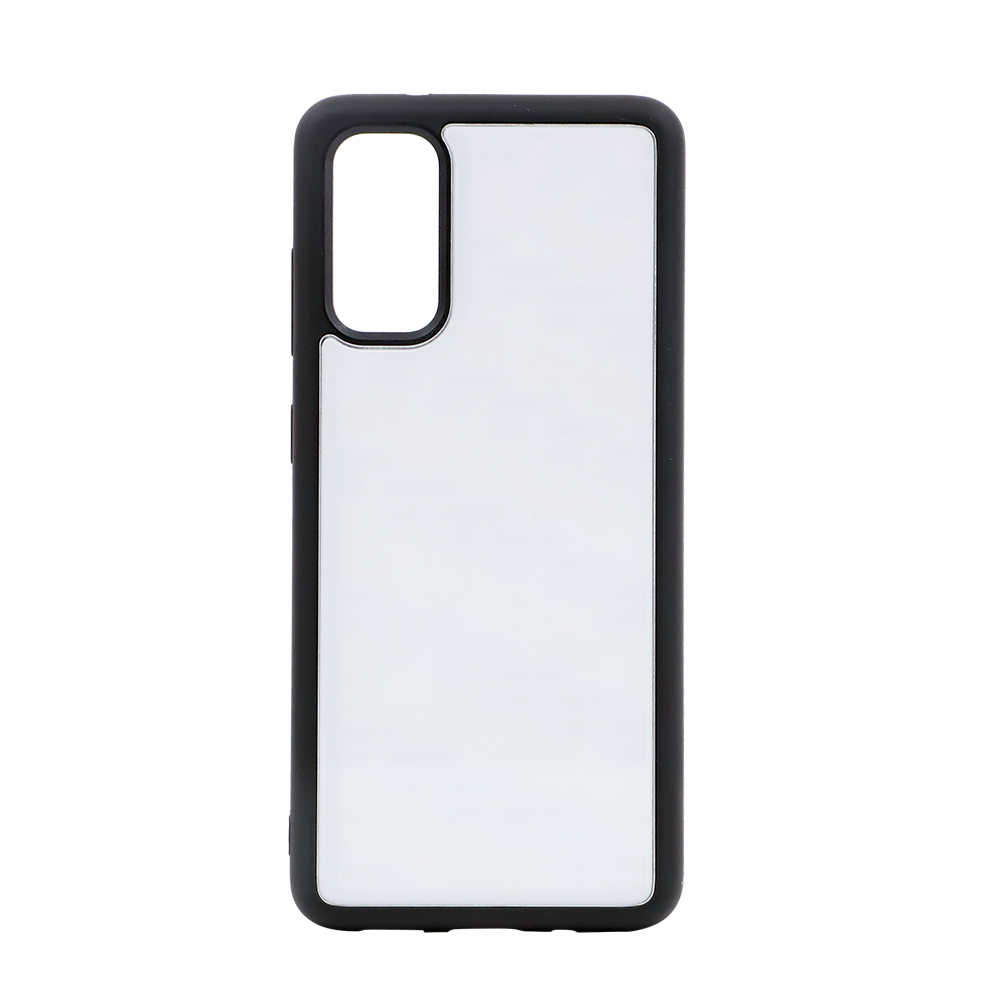 TPU Phone Case with Tempered Glass Insert for Samsung S20