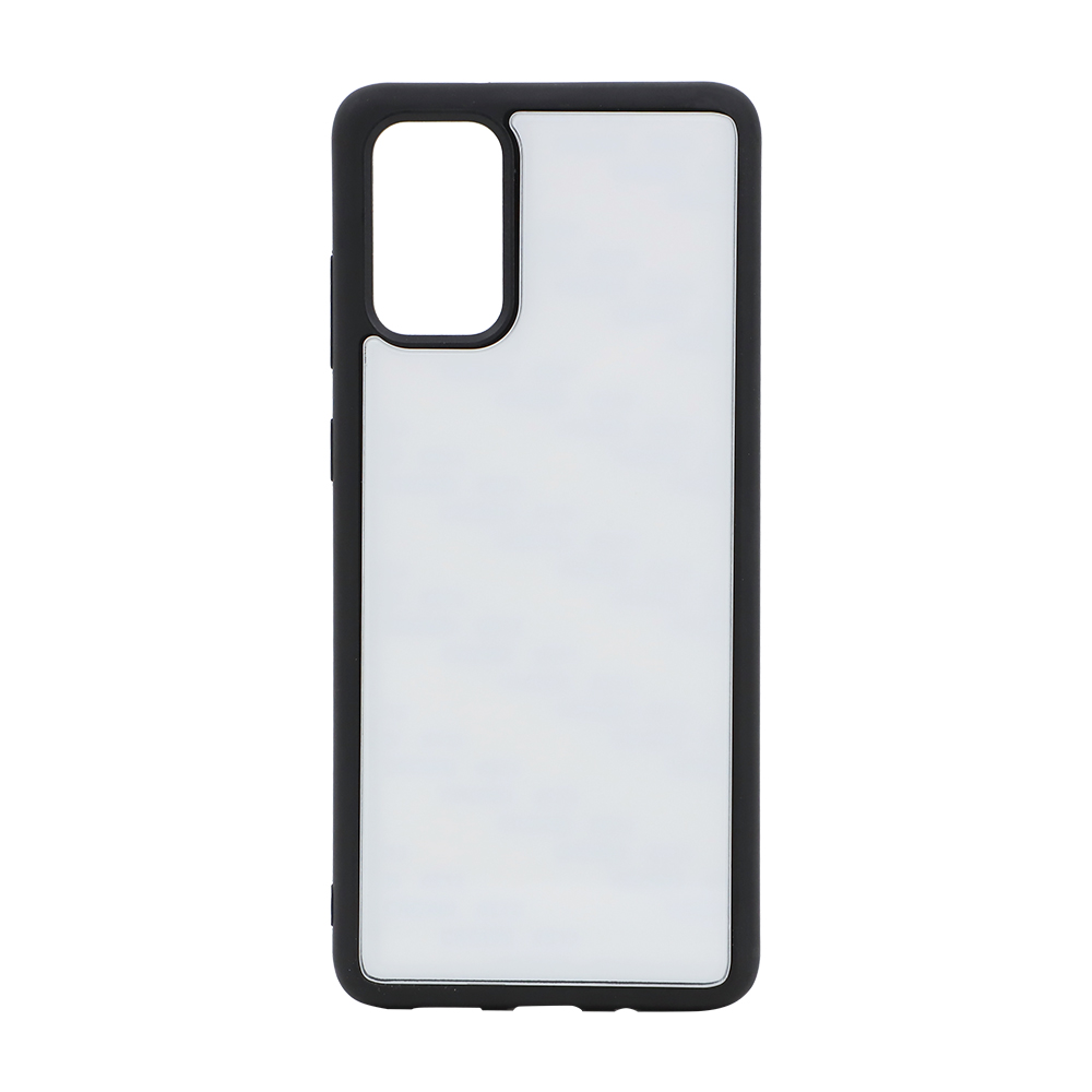 Blank TPU Phone Case with Tempered Glass Insert for Samsung S20+