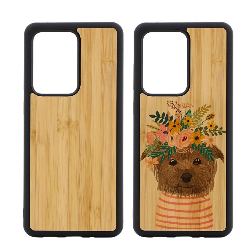 Sublimation TPU Phone Case with Bamboo for Samsung S20 Ultra
