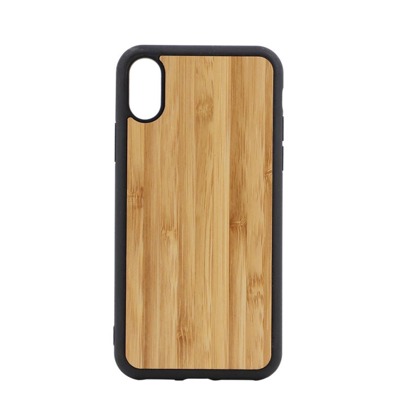 Sublimation TPU Phone Case with Bamboo for iPhone XS