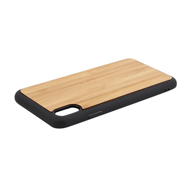 Sublimation TPU Phone Case with Bamboo for iPhone XS Max