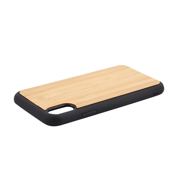 Sublimation TPU Phone Case with Bamboo for iPhone XR