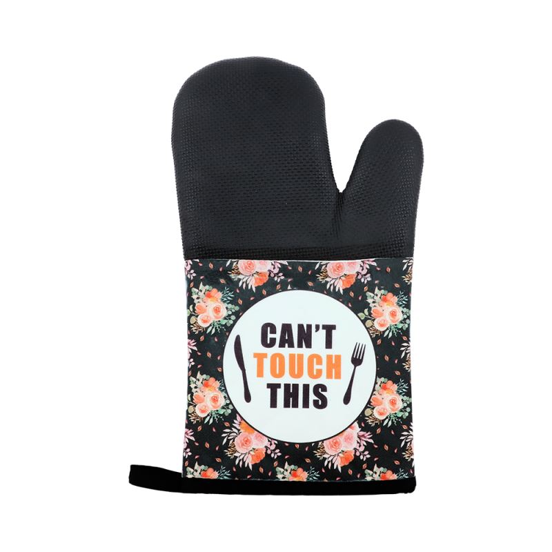 Sublimation Canvas Oven Mitt with Rubber Patch