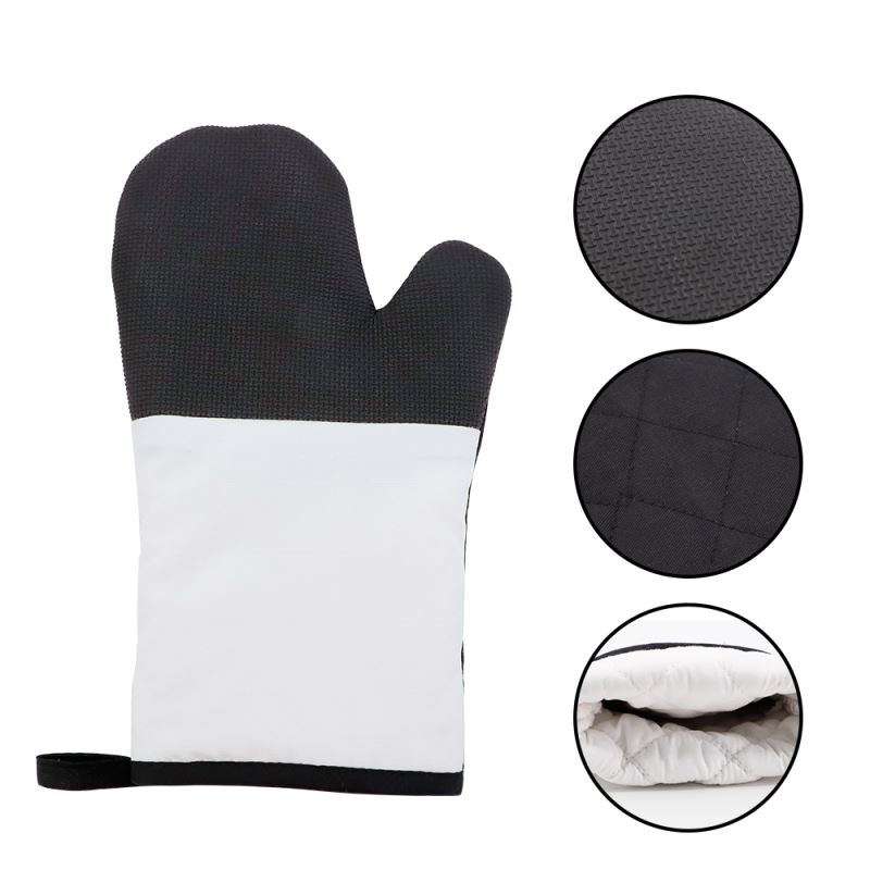 Sublimation Canvas Oven Mitt with Rubber Patch