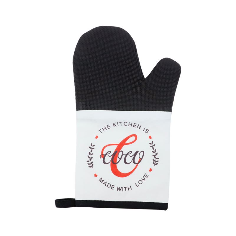 Sublimation Canvas Oven Mitt with Rubber Patch