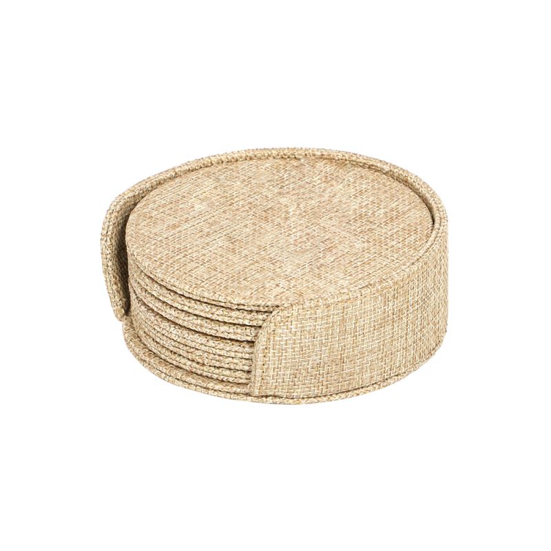 Sublimatable Burlap Round Coaster