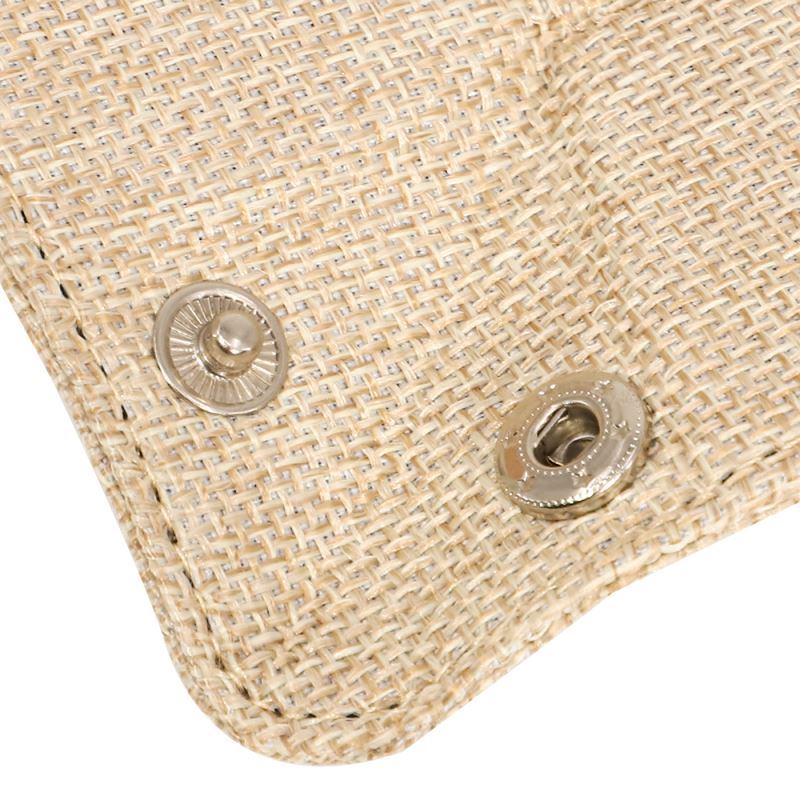 Sublimation  Burlap Snap Up Tray