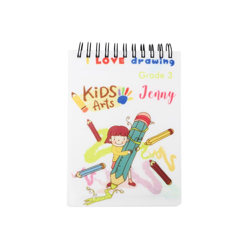 Plastic Cover Notebook Blank A6-Glossy/Matt