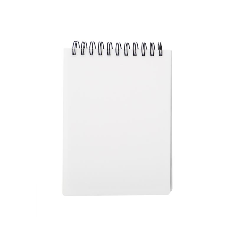 Plastic Cover Notebook Blank A6-Glossy/Matt
