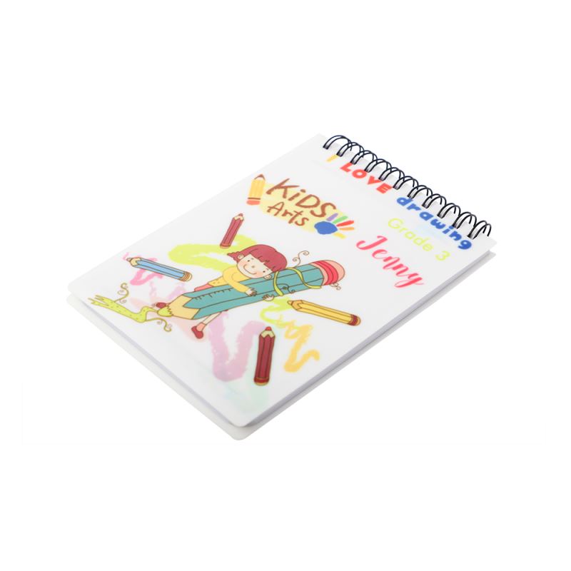 Plastic Cover Notebook Blank A6-Glossy/Matt