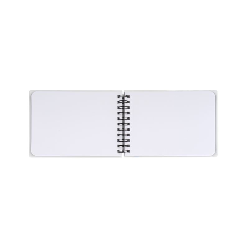 Plastic Cover Notebook Blank A6-Glossy/Matt