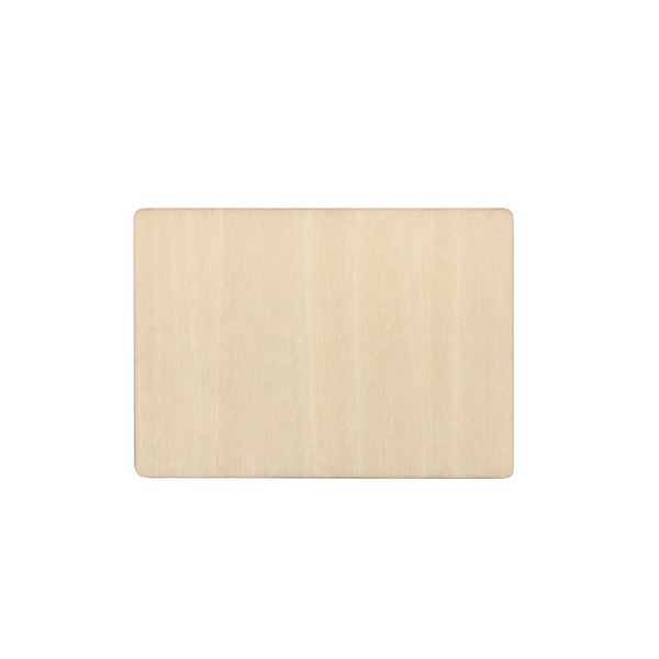 Natural Wood Fridge Sticker-Rectangle