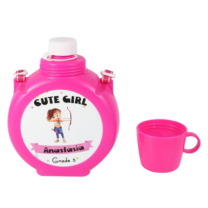 Kids Water Bottle- Blue/Pink